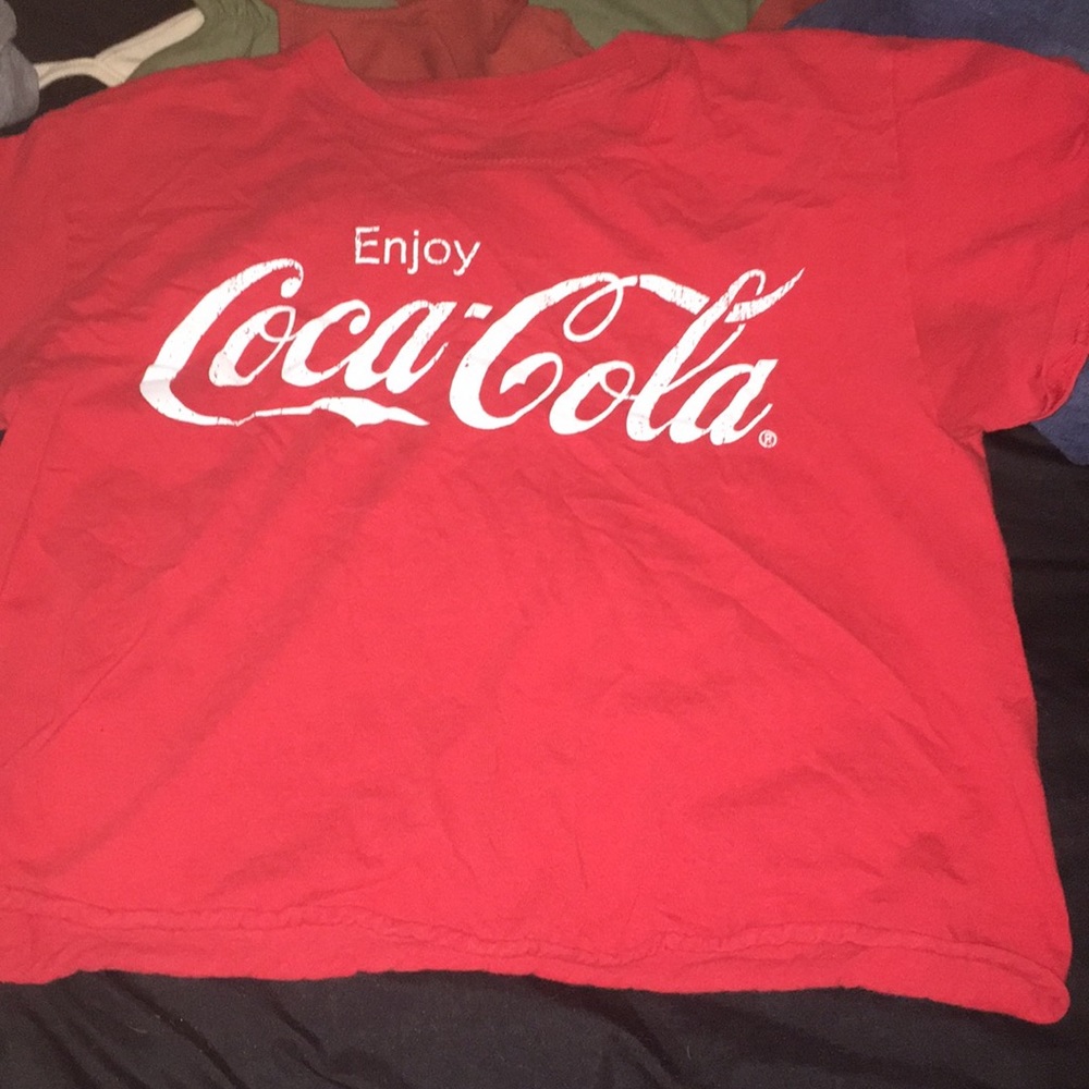 Coca Cola crop top shirt